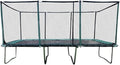 Galactic Xtreme Rectangle Trampoline 10x17 with Net Enclosure Green