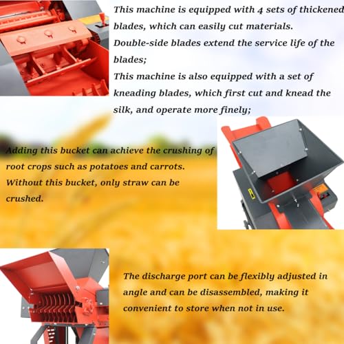 Banfluxion 220V 4-Blade Grass Cutting Machine Red