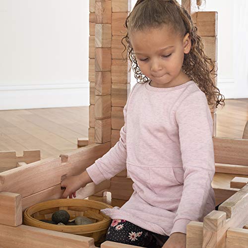 Guidecraft Notch Blocks 89-Piece Set Natural