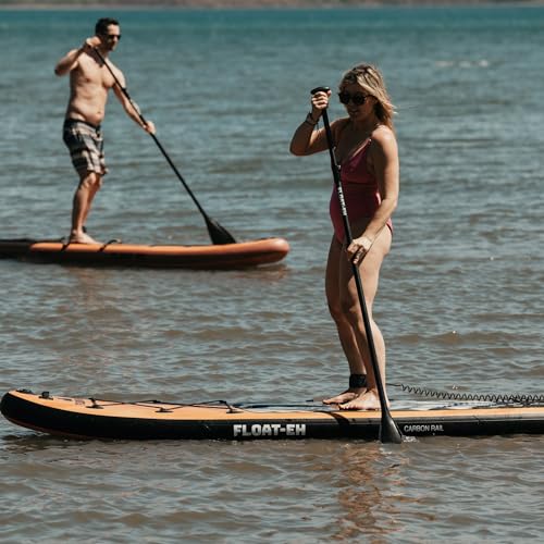 Float-Eh Premium Inflatable Paddle Board 10'6" Black