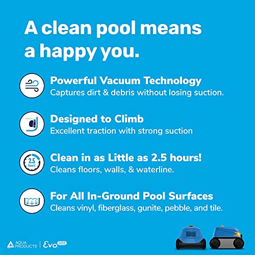Aqua Products Evo502 Robotic Pool Cleaner Multicolor