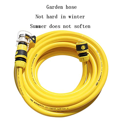 C/H 100M Reinforced PVC Garden Hose Yellow Green