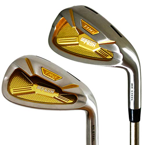 Pron Men's Golf Club Set Japan Iron Chrome Finish TRG22 Model Regular Flex Silver Graphite