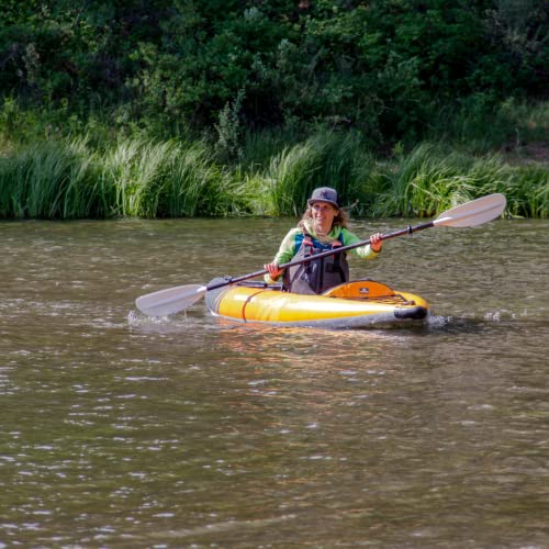 AQUAGLIDE Deschutes 110 Inflatable Kayak 1 Person Orange Black