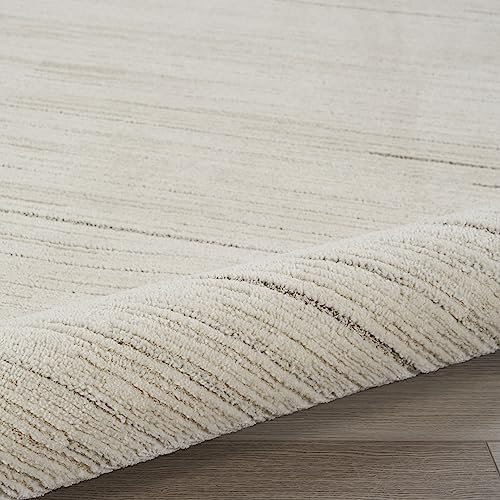 Nourison Andes Scandinavian Area Rug 7'10" x 9'10" Ivory Grey
