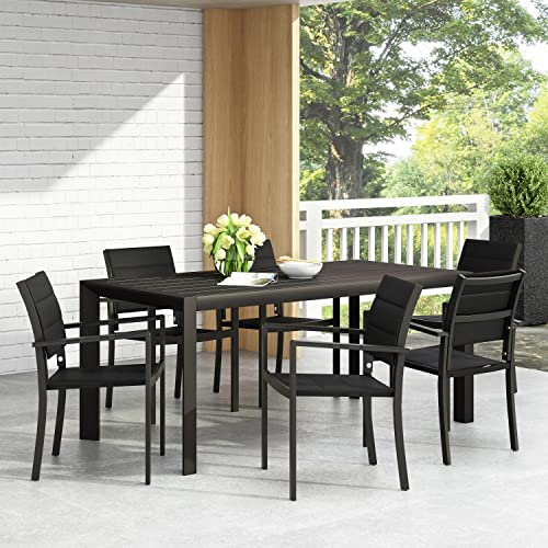 Christopher Knight Home Templin Dining Set Black