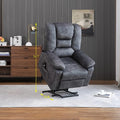 FANYE Electric Power Lift Chair for Elderly with Massage and Heat Dark Gray