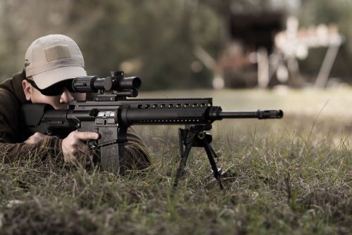 Trijicon VCOG 1-6x24 Riflescope Red Segmented Circle/Crosshair .223 Reticle with Thumb Screw Mount Red