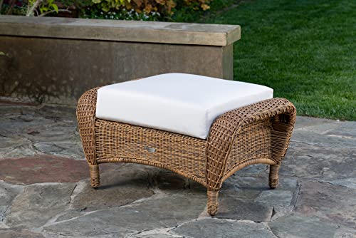 Tortuga Outdoor Sea Pines Wicker Chair and Ottoman Bundle Mojave