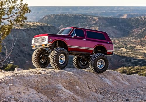 Traxxas TRX-4 1972 Chevy K5 Blazer High Trail 1/10 4WD Crawler Red