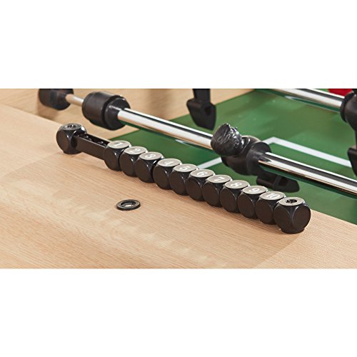 Playcraft Milan - European Style Foosball Table Light Maple