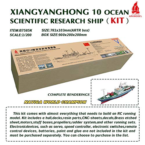 HOOBEN Arkmodel KIT 1/200 XiangYangHong 10 Research Ship Model B7587K
