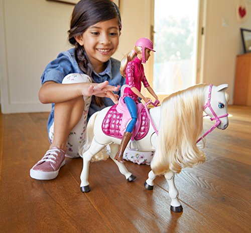 Barbie Dream Horse & Doll Blonde White