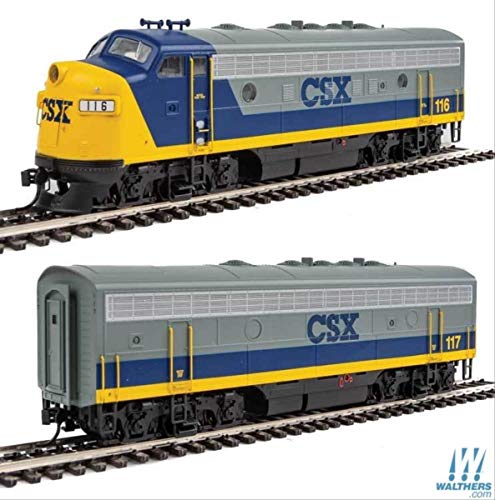 Walthers CSX F7AB #116 & #117 DCC & Sound
