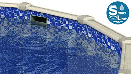 Smartline Tidal Surge 33' Round Overlap Liner 48"-52" Wall 25 Gauge Vinyl