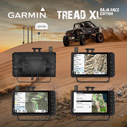 Wearable4U Garmin Tread XL Baja Race Edition Off-Road GPS Navigator with Earbuds Bundle