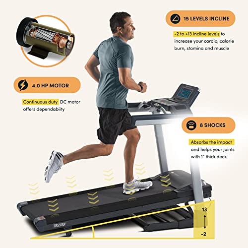 LifeSpan Fitness TR5500iM Home Treadmill Black
