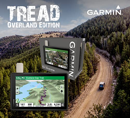 Wearable4U Garmin Tread Overland GPS Navigator 8in Rugged with Power Pack Bundle