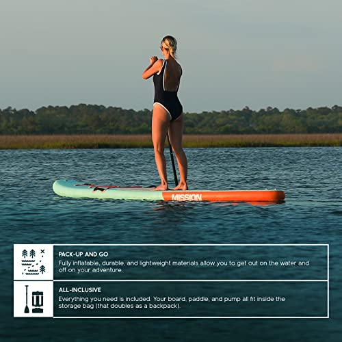 MISSION Argo Inflatable Stand Up Paddle Board iSUP