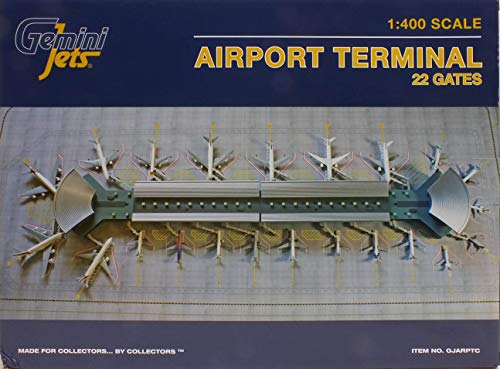 Daron Gemini Jets Airport Terminal 1:400 Double Rotunda 22 Gates Multicolour
