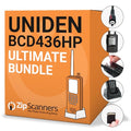 Zip Scanners BCD436HP Ultimate Bundle Police Scanner Black
