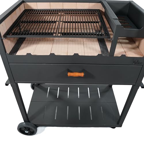 Ñuke Delta Gaucho Firebox Grill Authentic Argentine Outdoor Cooking Charcoal Black