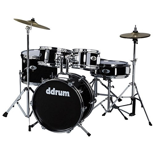 ddrum D1 Junior 5-Piece Drum Set Midnight Black