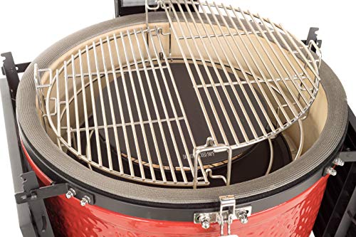Kamado Joe Classic Joe III 18-Inch Charcoal Grill & Smoker Blaze Red