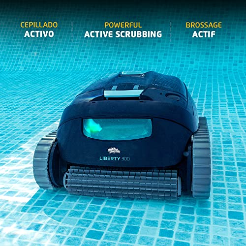Dolphin Liberty 300 Cordless Magnetic Charge Robotic Pool Vacuum Cleaner Blue