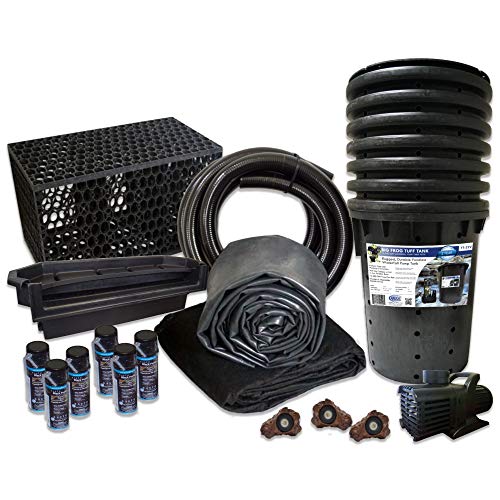 HALF OFF PONDS Simply Waterfalls 10000 Pond Free Kit with MatrixBlox and EPDM Liner Black