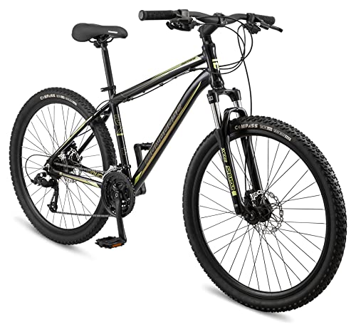 Mongoose Montana Sport Mountain Bike 21-Speed 27.5-Inch Wheels 15-Inch Frame Black