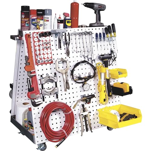 LocBoard TRITON LBC-18 A-Frame Pegboard Truck 39-1/4" H x 21-1/4" W