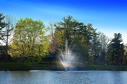 Scott Aerator Amherst 1HP 115V Large Pond Fountain with 100 Ft. Electric Cord