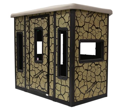 MUDDY Penthouse Box Blind Steel Wall Construction Cracked Mud Camo Multicolor