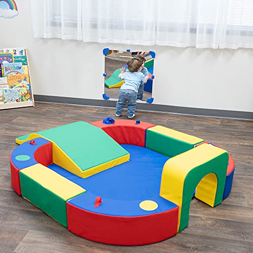 Children's Factory Playring with Tunnel & Slide Rainbow