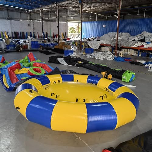 Alessia Cara Inflatable UFO Boat 8 Seats 3.5m Blue and Yellow