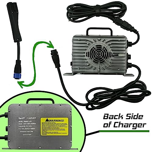 PowerStar 51V 105AH LiFePO4 Lithium Battery Black for EZGO RXV Golf Carts