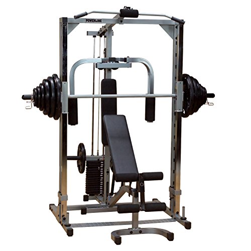 Body-Solid Powerline PSM144XS Smith Machine Gym Package Red