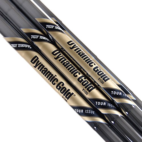 TRUE TEMPER Dynamic Gold Tour Issue Steel Iron Shaft Set 3-PW X100 Silver