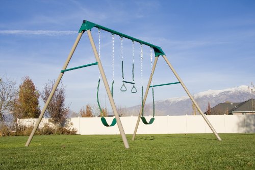 Lifetime Metal Swing Set Earthtone