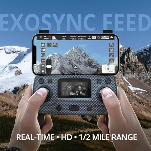 EXO X7 Ranger High-End Camera Drone 4K 3-Axis Gimbal Black