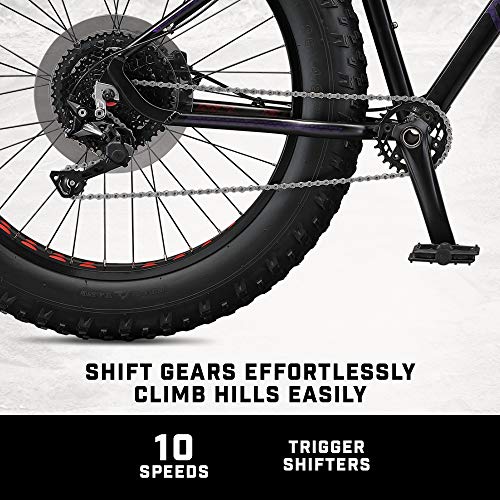 Mongoose Argus Sport Adult Fat Tire Mountain Bike Black
