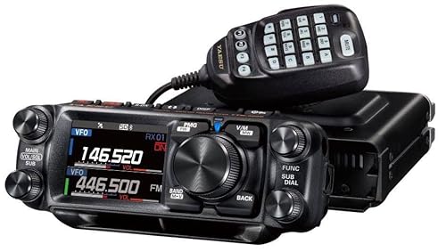 GigaParts Yaesu FTM-500DR 50W VHF/UHF Transceiver with Intellitron MA-1824 Antenna Bundle Black