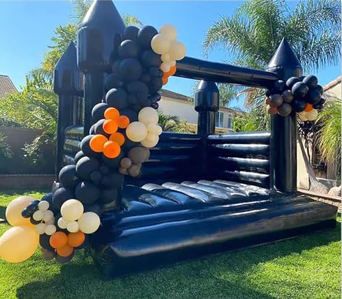 Blatesic Inflatable Black Bounce House Castle 13ft x 13ft x 10ft