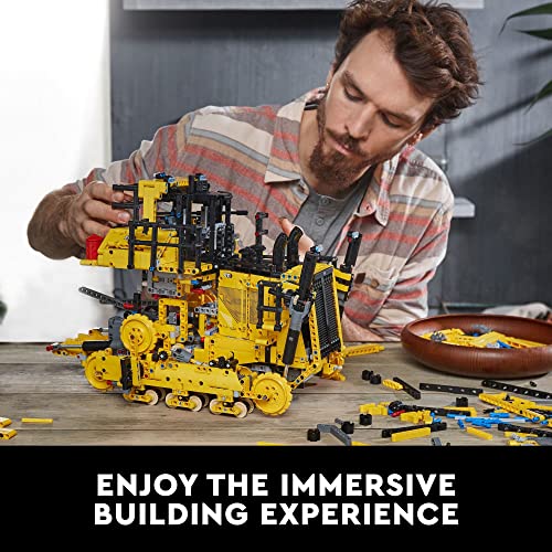 LEGO Technic App-Controlled Cat D11 Bulldozer 42131 Building Set for Adults Black