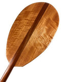 Tikimaster Light Blonde Curly Koa Paddle Outrigger Canoe 60 Inch