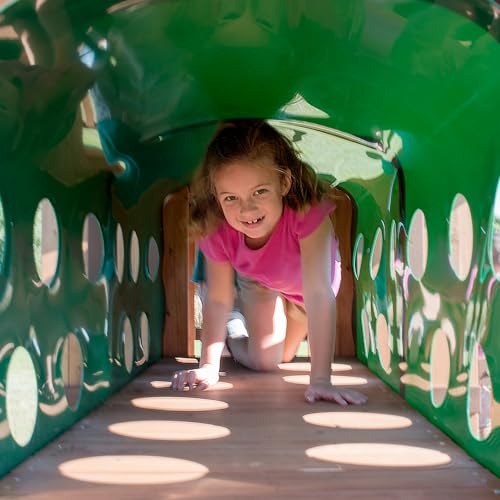 Backyard Discovery Woodridge Elite Cedar Swing Set Light Brown