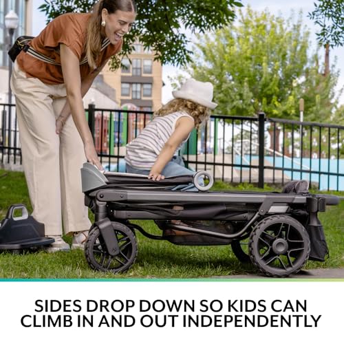 Evenflo Shyft Rideshare All-Terrain Stroller Wagon Electric Blue