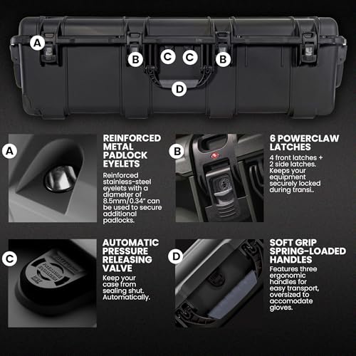 Nanuk 988 4-UP Gear Case Black