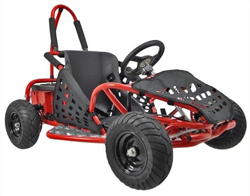 HHH Go-Bowen 1000W Brushless Kids GoKart 4 Wheeler Sporty Red